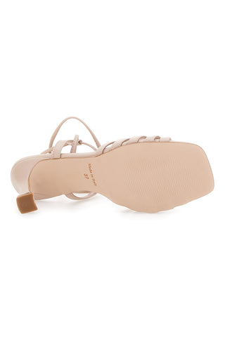 Pittarello Glam Cremefarbener Schnürpumps 3626