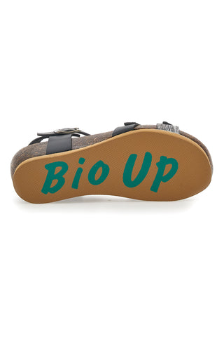 Sandalen mit schwarzen Schnallen Bio Up 22310