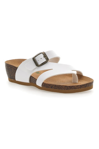 Weiße Bio Up Flip Flops Hausschuhe 22706