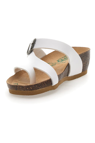 Weiße Bio Up Flip Flops Hausschuhe 22706