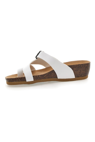 Weiße Bio Up Flip Flops Hausschuhe 22706