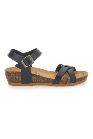 Sandalen mit schwarzen Schnallen Bio Up 22310