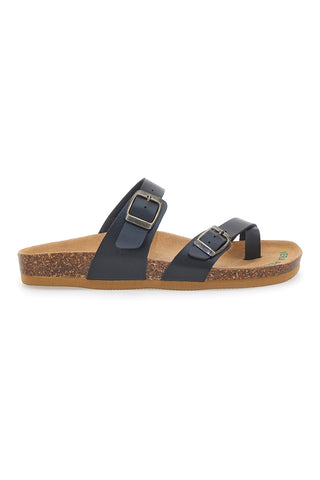 Schwarze Bio Up Flip Flops Hausschuhe 26410