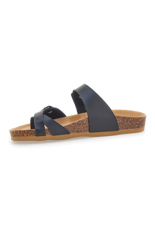 Schwarze Bio Up Flip Flops Hausschuhe 26410
