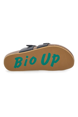 Schwarze Bio Up Flip Flops Hausschuhe 26410