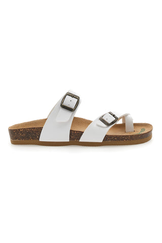 Weiße Bio Up Flip Flops Hausschuhe 26410
