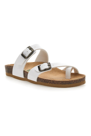 Weiße Bio Up Flip Flops Hausschuhe 26410