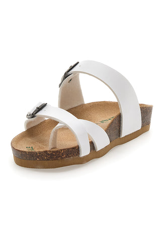 Weiße Bio Up Flip Flops Hausschuhe 26410