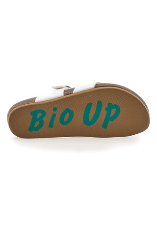 Weiße Bio Up Flip Flops Hausschuhe 26410