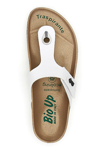 Ciabatte Infradito Bianche Bio Up 25414