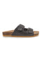 Braune Hausschuhe mit Schnalle Bio Up 25403
