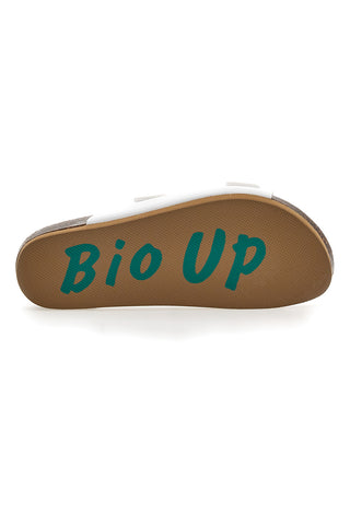 Ciabatte Bianche con Doppia Fibbia Bio Up 25413
