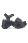 Sandali Platform Neri In Pelle Pittarello 5777