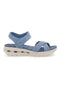 Komfort Hellblaue Sandalen Plocadi 88258