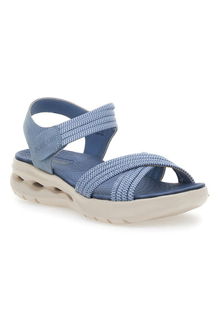 Komfort Hellblaue Sandalen Plocadi 88258