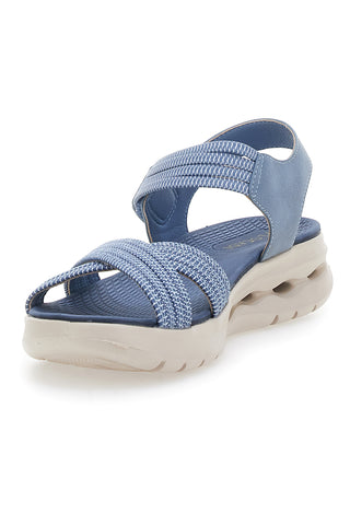 Komfort Hellblaue Sandalen Plocadi 88258