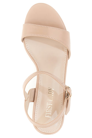 Nackte Sandalen mit 6 cm Absatz First Lady 403