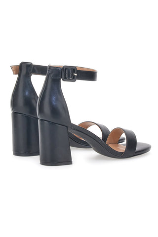 Schwarze First Lady-Sandalen mit Absatz 405
