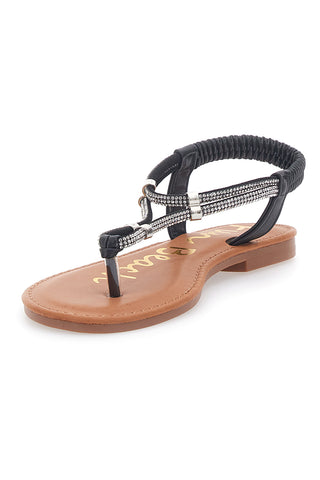 Sandali Infradito Neri da Donna Fun Beach 446