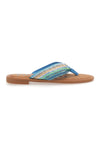 Fun Beach 469 Blaue Flip-Flop-Hausschuhe