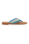Fun Beach 469 Blaue Flip-Flop-Hausschuhe