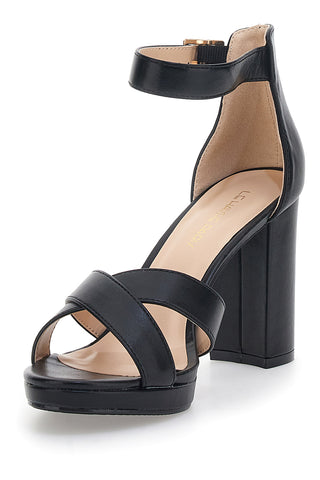 Schwarze Sandaletten Le Havre Paris 33678