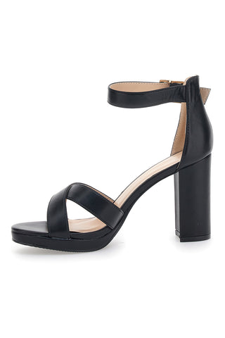 Schwarze Sandaletten Le Havre Paris 33678