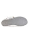 Flache silberne Sandalen mit blauen Steinen 39 SA