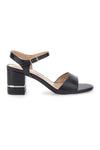 Schwarze Sandalen mit Absatz 7,5 cm Cafe' kosten 230688
