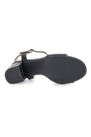 Schwarze Sandalen mit Absatz 7,5 cm Cafe' kosten 230688