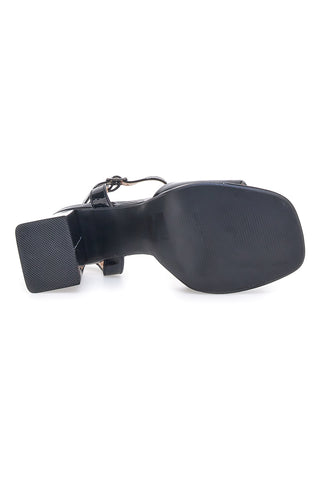 Galia Schwarze Sandaletten 12382