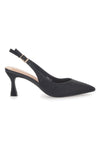 Schwarze Pumps mit First Lady 423-Absatz