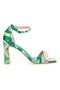 First Lady 4016 Grüne Sandaletten mit Riemen