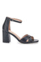 Schwarze First Lady-Sandalen mit Absatz 410