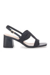 Schwarze Slingback-Sandalen für Damen von First Lady 426