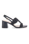 Schwarze Slingback-Sandalen für Damen von First Lady 426