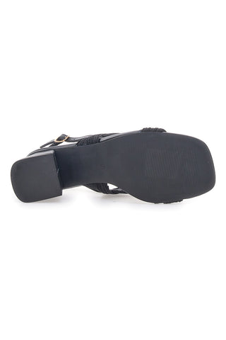 Schwarze Slingback-Sandalen für Damen von First Lady 426