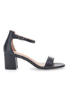 First Lady 402 Schwarze Sandalen mit Blockabsatz