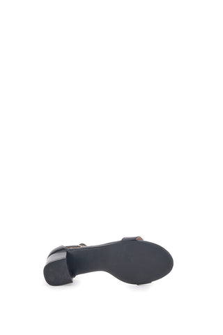 First Lady 402 Schwarze Sandalen mit Blockabsatz