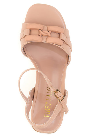 First Lady Rosa Sandalen mit Blockabsatz 427