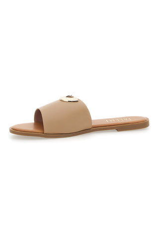 Beige niedrige Hausschuhe Talemi 10201