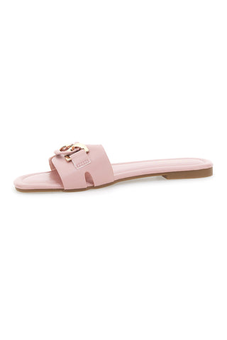 Ciabatte Basse Rosa con Catenella Talemi 1068