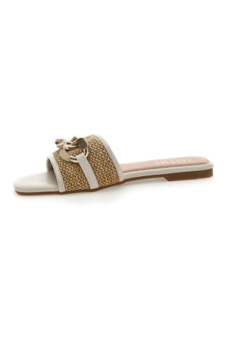 Ciabatte Flat Bianche Talemi 10181