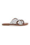 Weiße Hausschuhe mit Flip-Flops im Pittarello-Look 4582