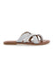 Weiße Hausschuhe mit Flip-Flops im Pittarello-Look 4582