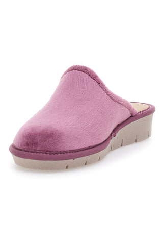 Rosa Hausschuhe mit Beego 7760-Stickerei