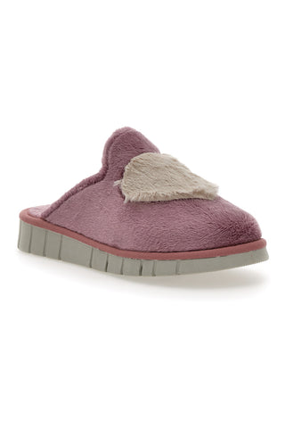 Rosa Hausschuhe mit Beego-Herz 7883