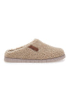 Beego 7485 taupefarbene Teddy-Hausschuhe