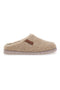 Beego 7485 taupefarbene Teddy-Hausschuhe
