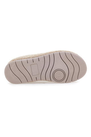 Beego 7485 taupefarbene Teddy-Hausschuhe